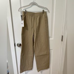 Aritzia TNA Christie Pants - Olive Beige *TAGS ATTACHED*